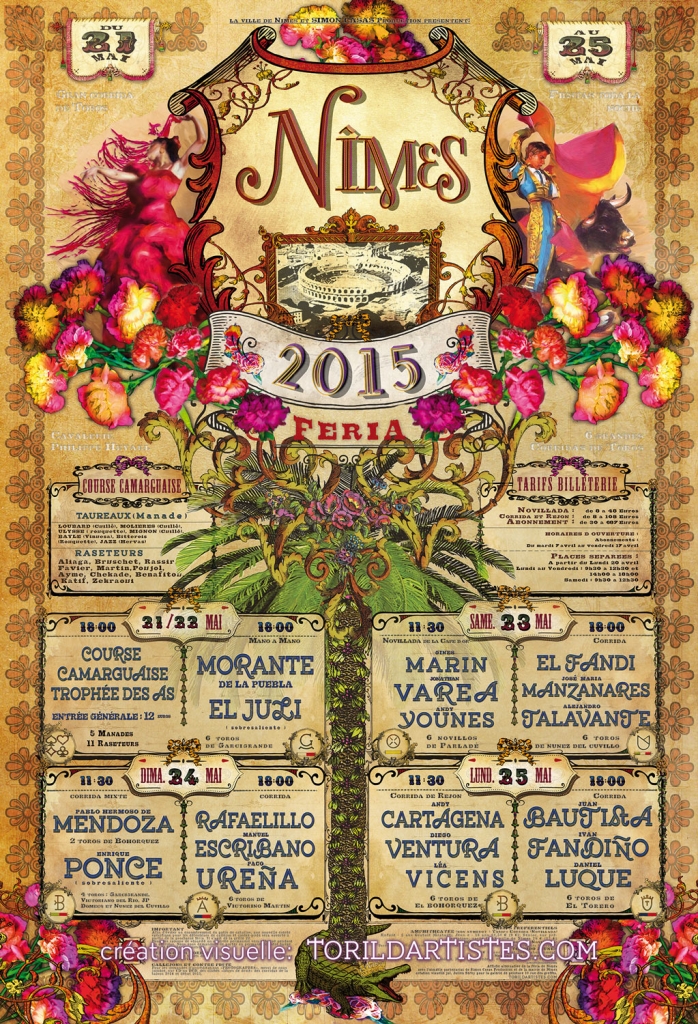 affiche cartel 2015 pentecôte nimes