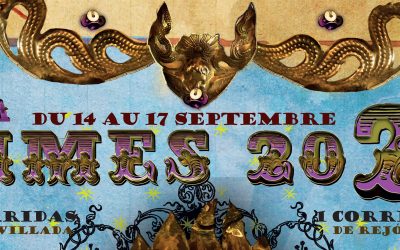 L’affiche de la féria des vendanges pour Nîmes 2023