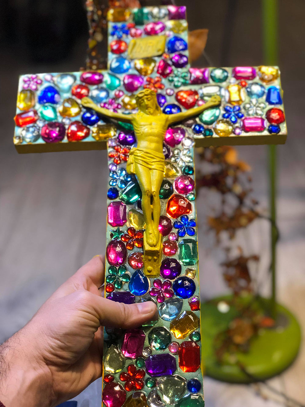 croix décorée gitane