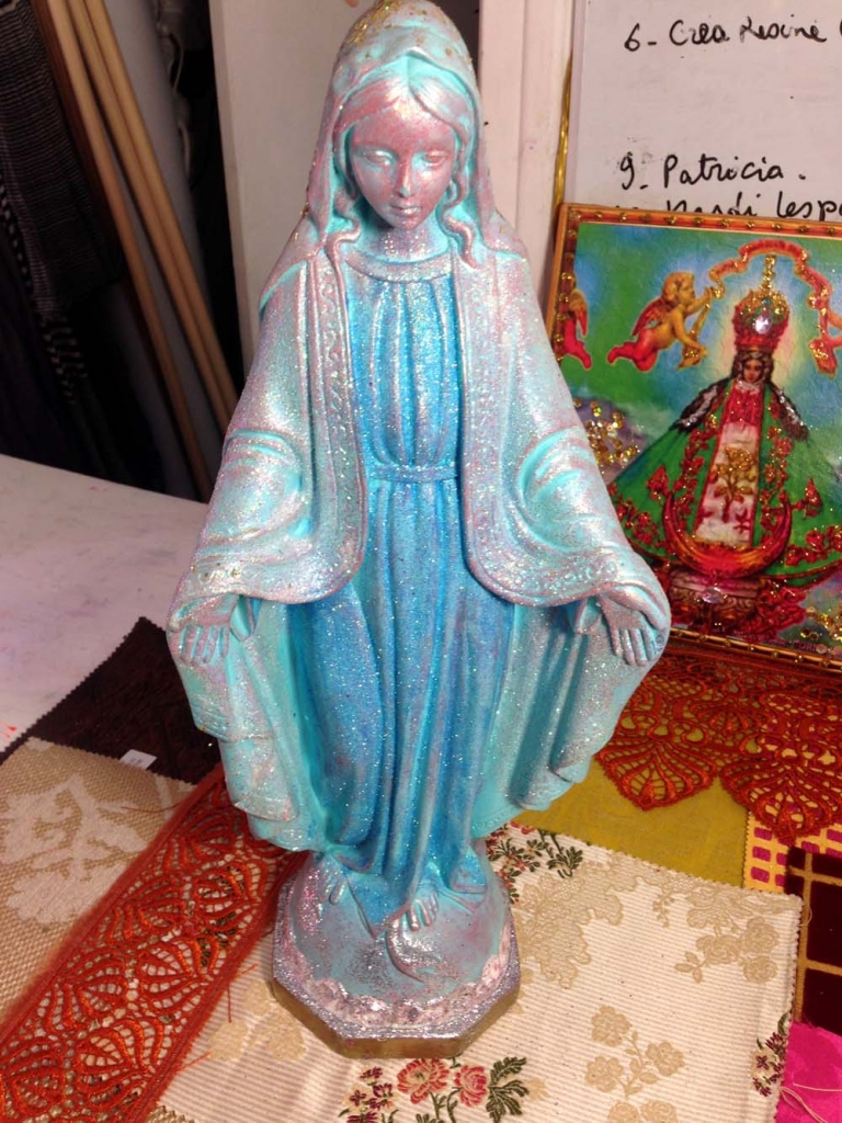 Vierge bleu